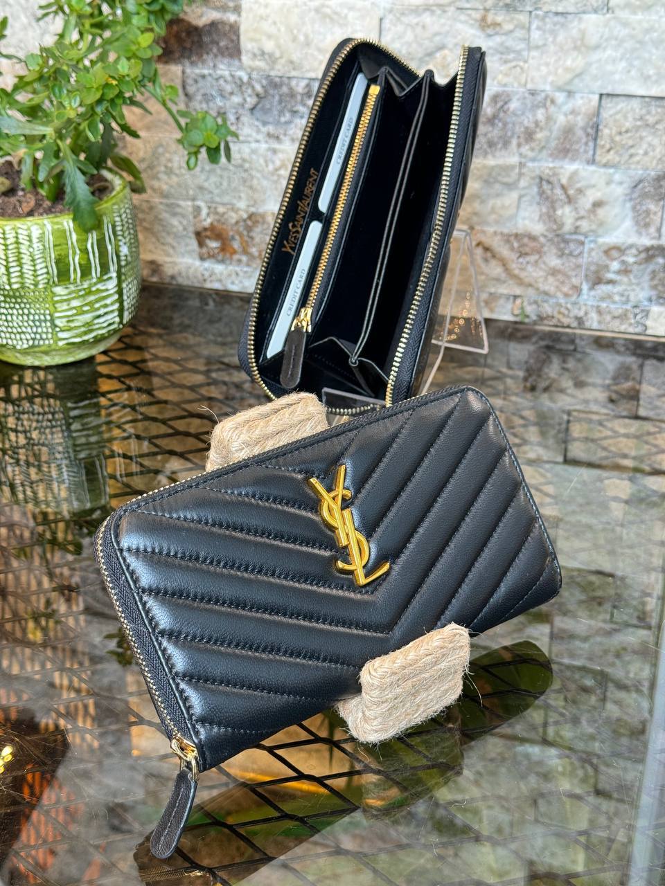 YS - Leather Wallet (Black)